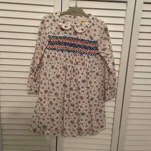 Mini Boden toddler girls flower dress sz 2-3
